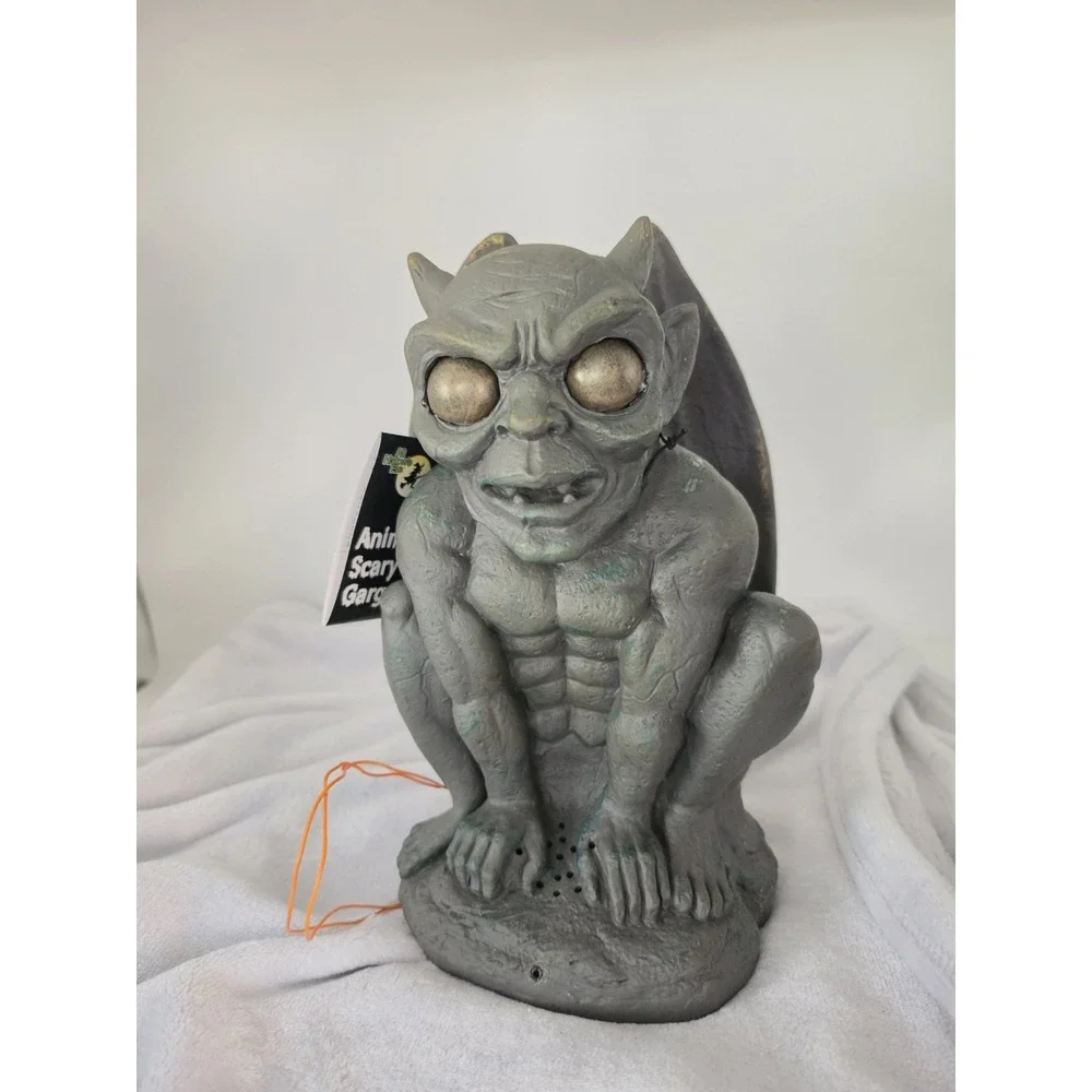 2007 Magic Power Halloween Gargoyle Animated Motion Activated And Talking 11.5
